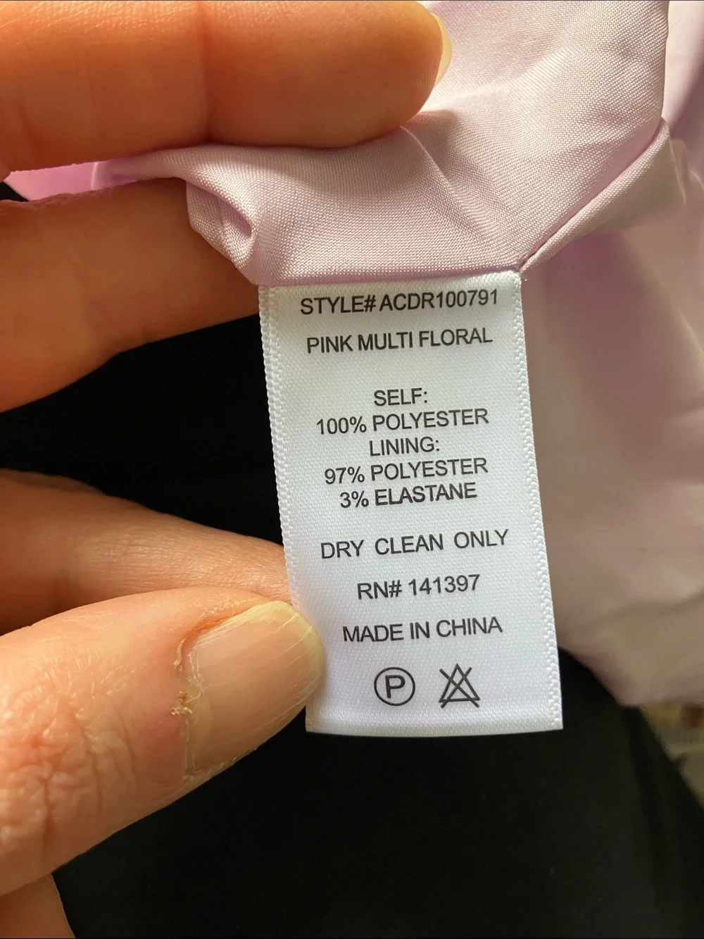 ASTR The Label Devereaux Dress in Pink multi floral size Medium - Picture 9 of 9